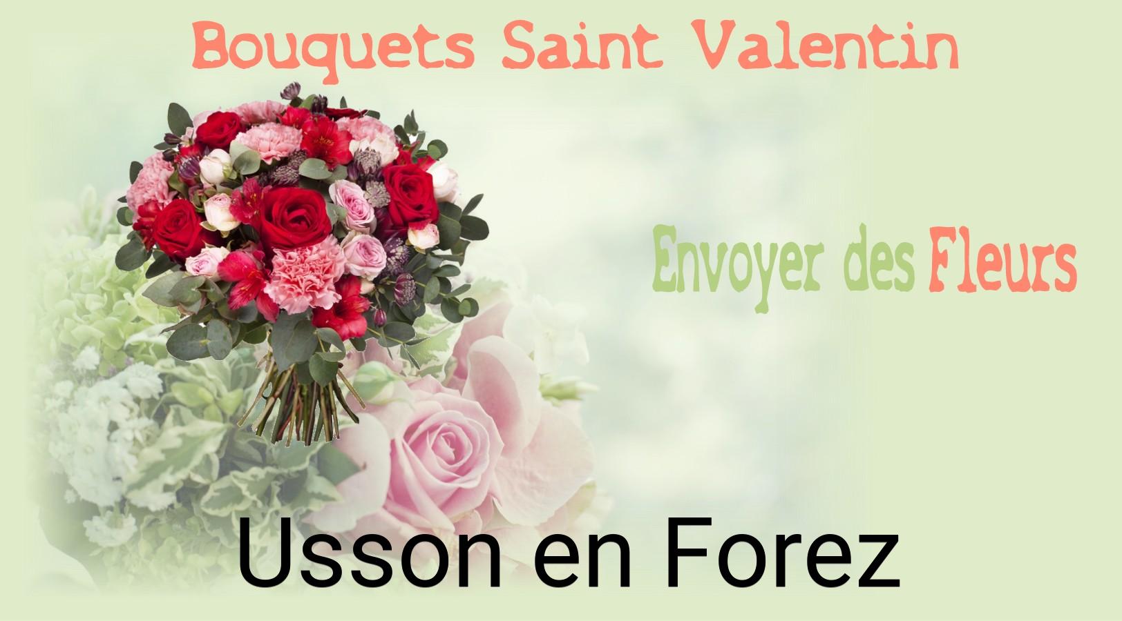 Roses de Saint-Valentin livrées à Usson-en-Forez